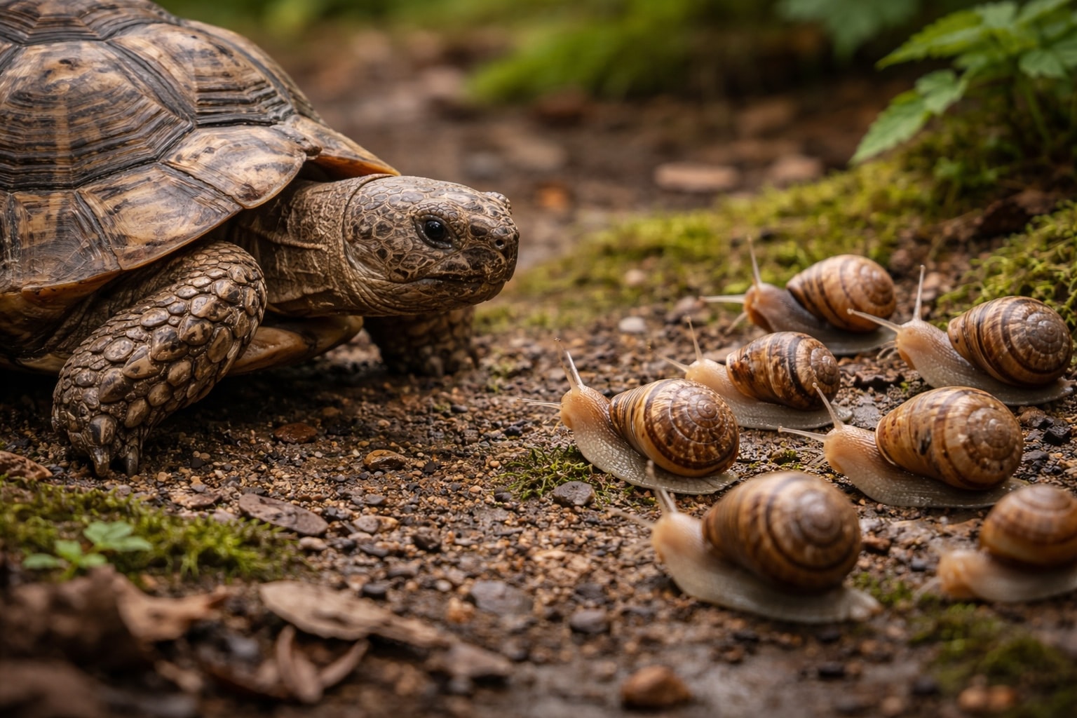 blague tortue escargots