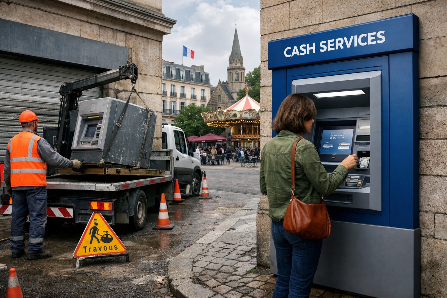 En France, les distributeurs historiques s’effacent au profit d’automates mutualisés pour retirer du cash en 2026.