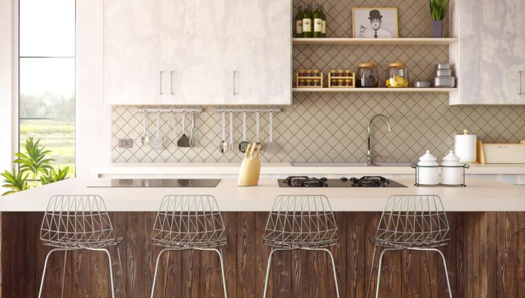 Retour du bois sombre en cuisine