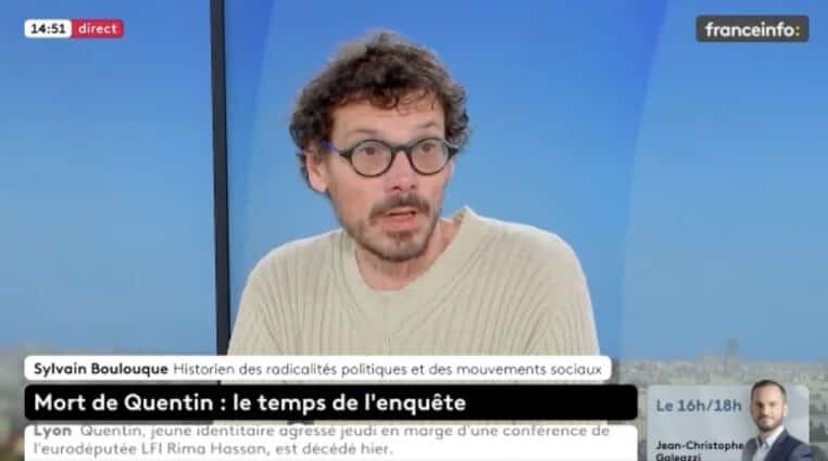 scandale mort quentin france info historien