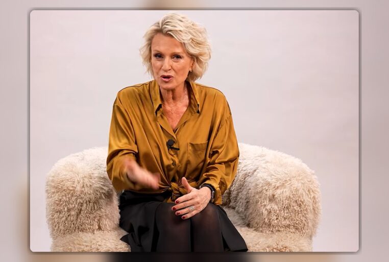 Sophie Davant dans la vidéo « SOPHIE DAVANT - SANS FILTRE - EPISODE 1 » (crédit : chaîne YouTube Sophie Davant)