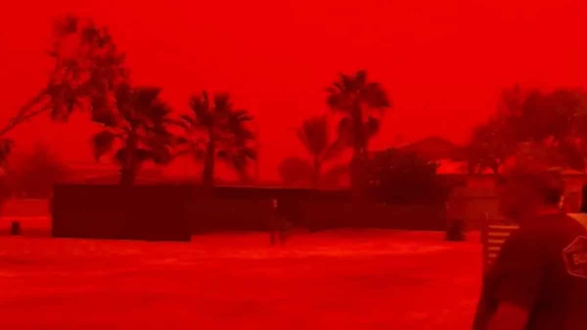 Australie Ciel Rouge