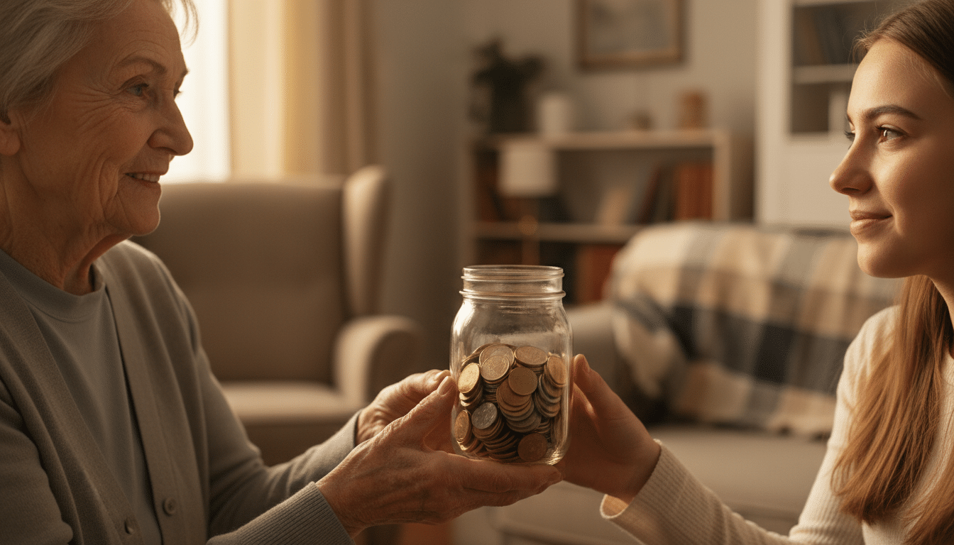 À la retraite, elle met de côté ses petites pièces pendant des années pour offrir à sa petite-fille un cadeau qui la fait fondre en larmes