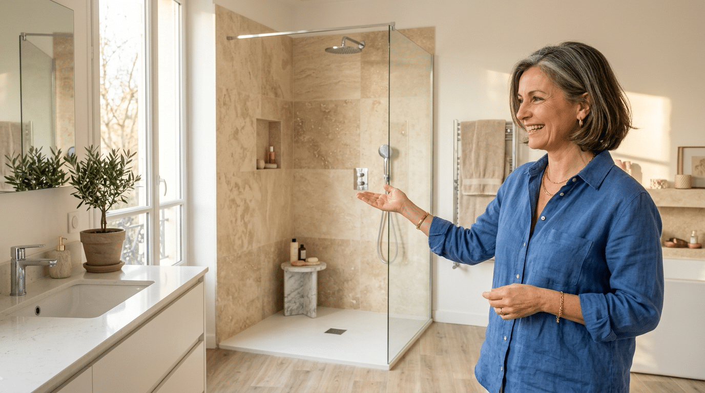 Adieu la baignoire : pourquoi plus d'une salle de bains sur deux en France a déjà fait ce choix