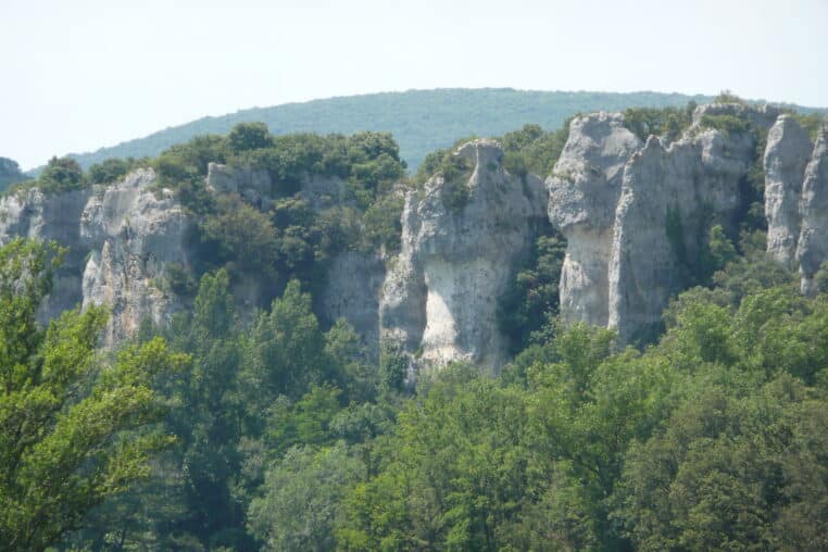 Les gorges de la Cèze dans le Gard