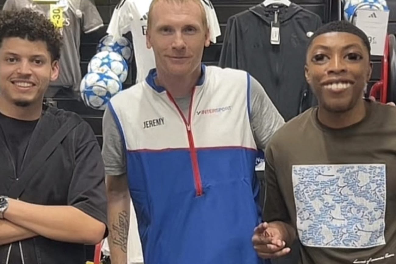 Un ancien footballeur devenu vendeur Intersport