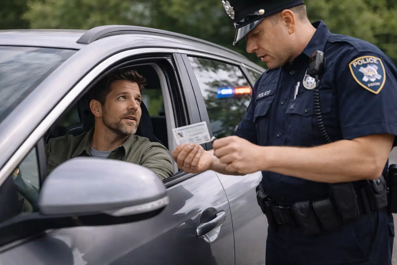 blague policier voiture