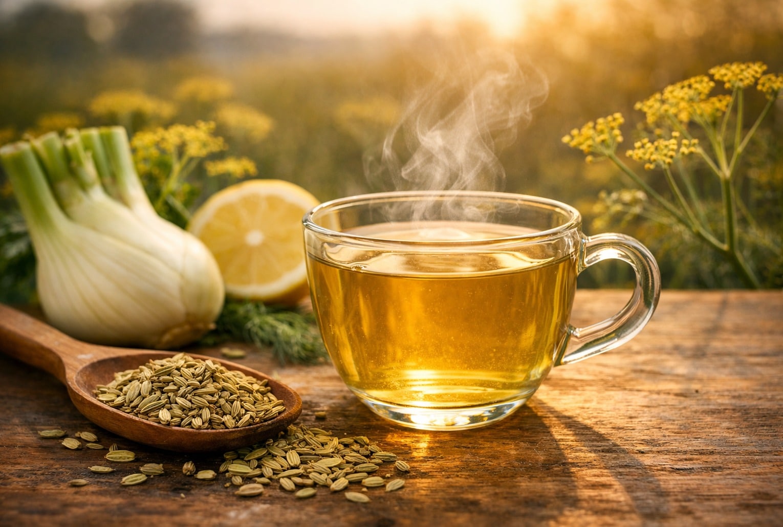 Tisane de fenouil anti-ballonnements pour le confort digestif au printemps
