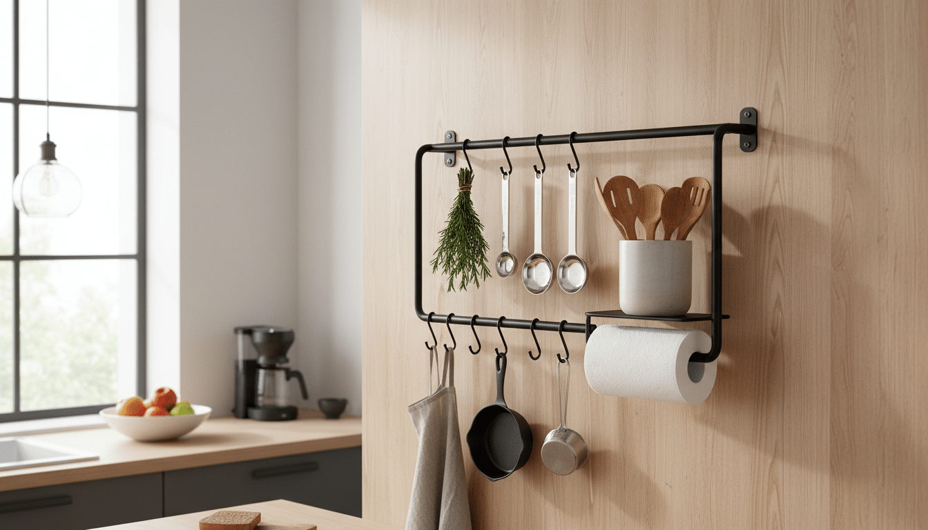 Ce cintre dans votre cuisine va révolutionner votre quotidien