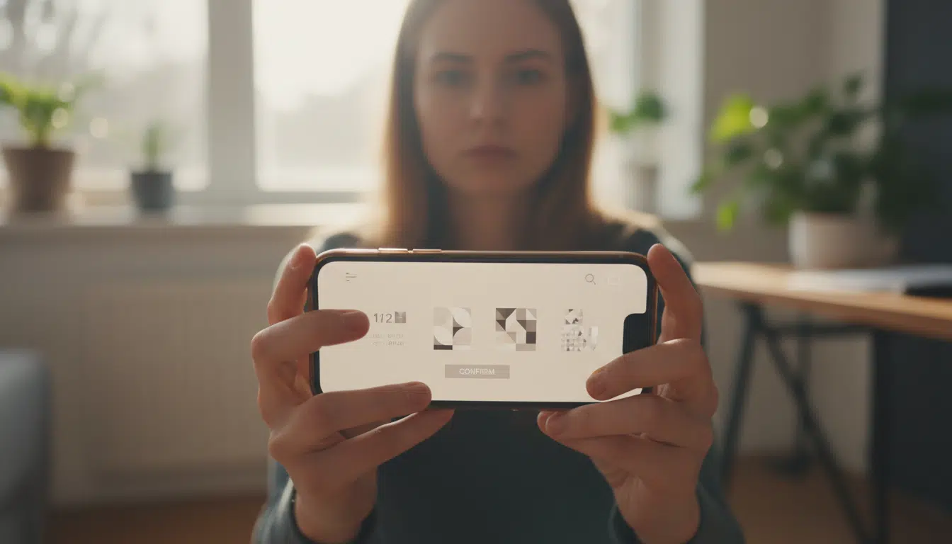 Personne réservant des billets de concert en ligne