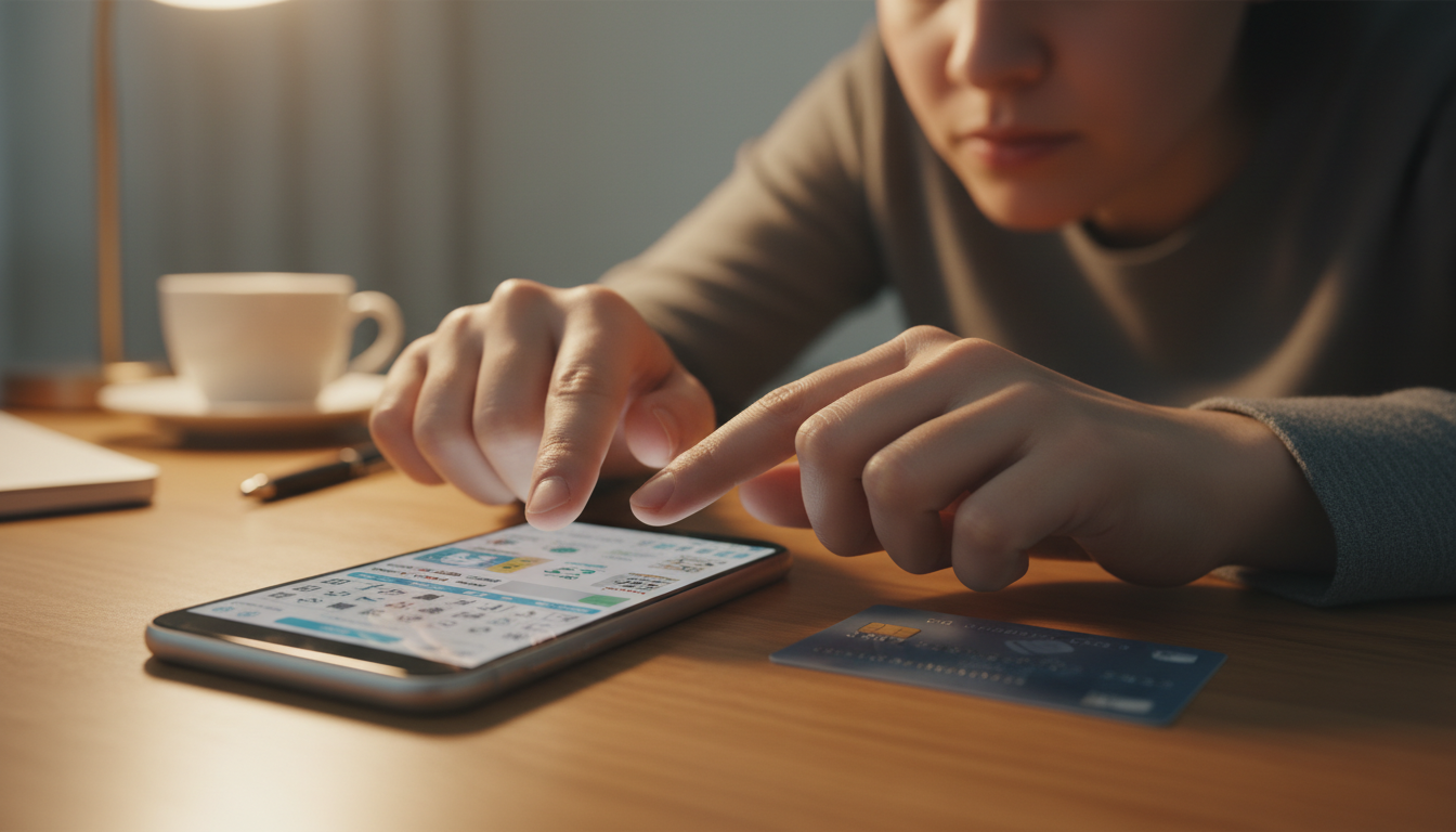 Réservation de billets en ligne sur smartphone