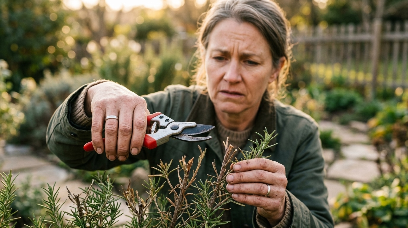 Cette erreur de taille que 90% des jardiniers font au romarin le condamne définitivement