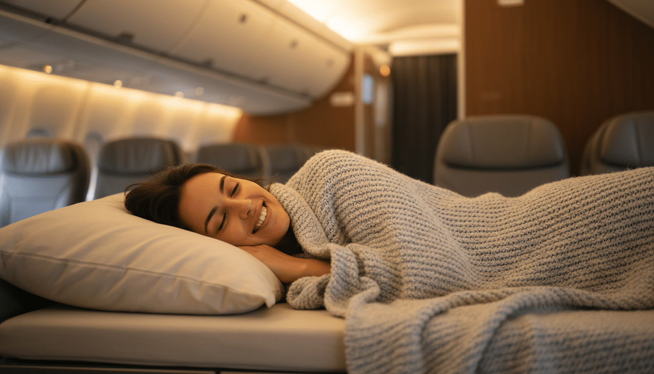 Cette grande compagnie aérienne va transformer ses sièges éco en lits : voici comment ça marche