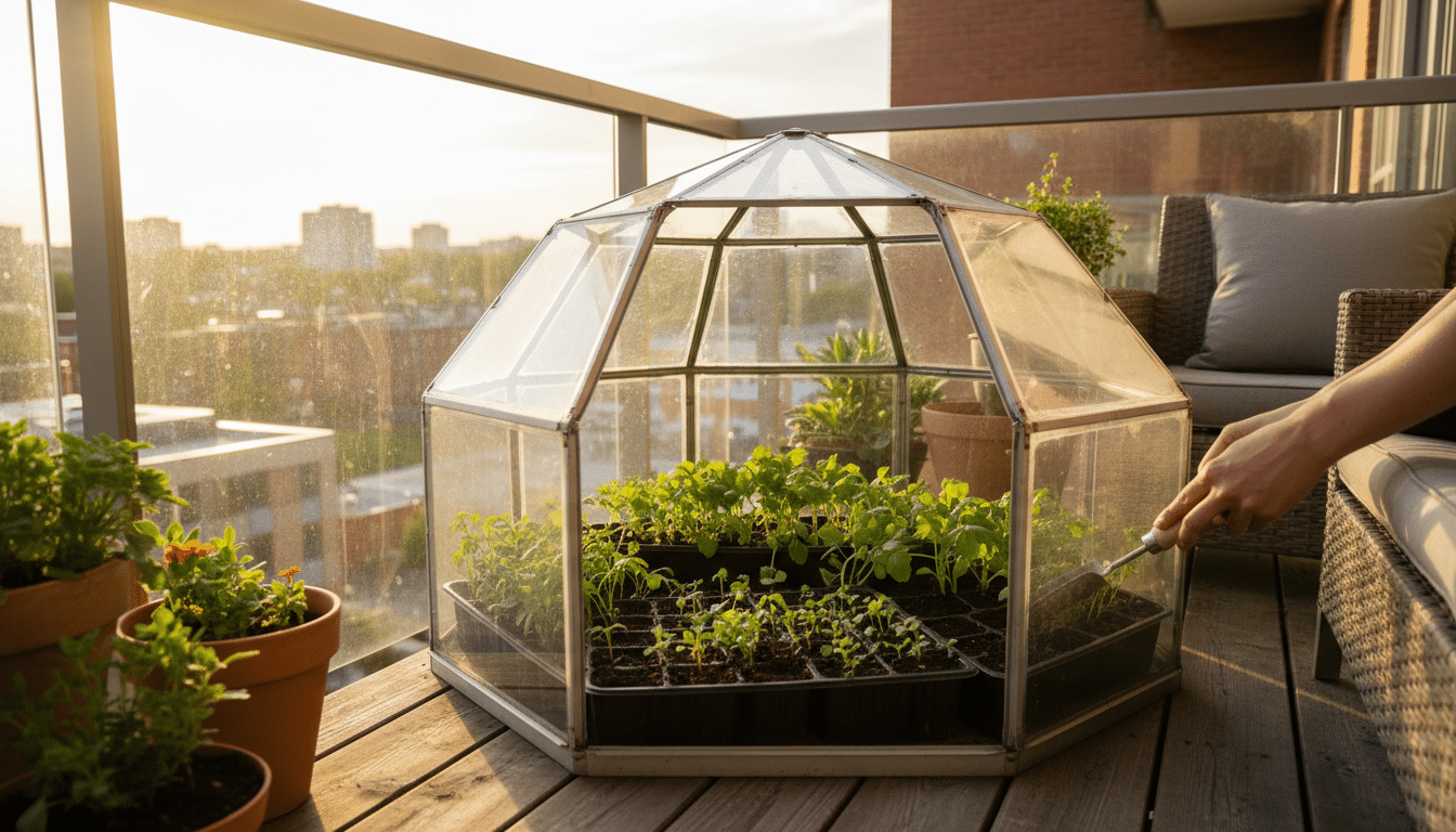 Cette mini-serre à 7 € révolutionne les balcons : les jardiniers n'en reviennent pas du résultat