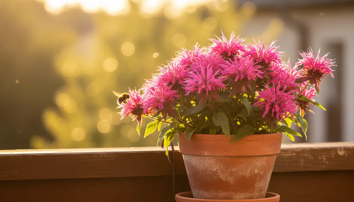 Cette vivace méconnue que les jardiniers adorent plante sur leur balcon : un parfum frais tout l'été et les abeilles en raffolent