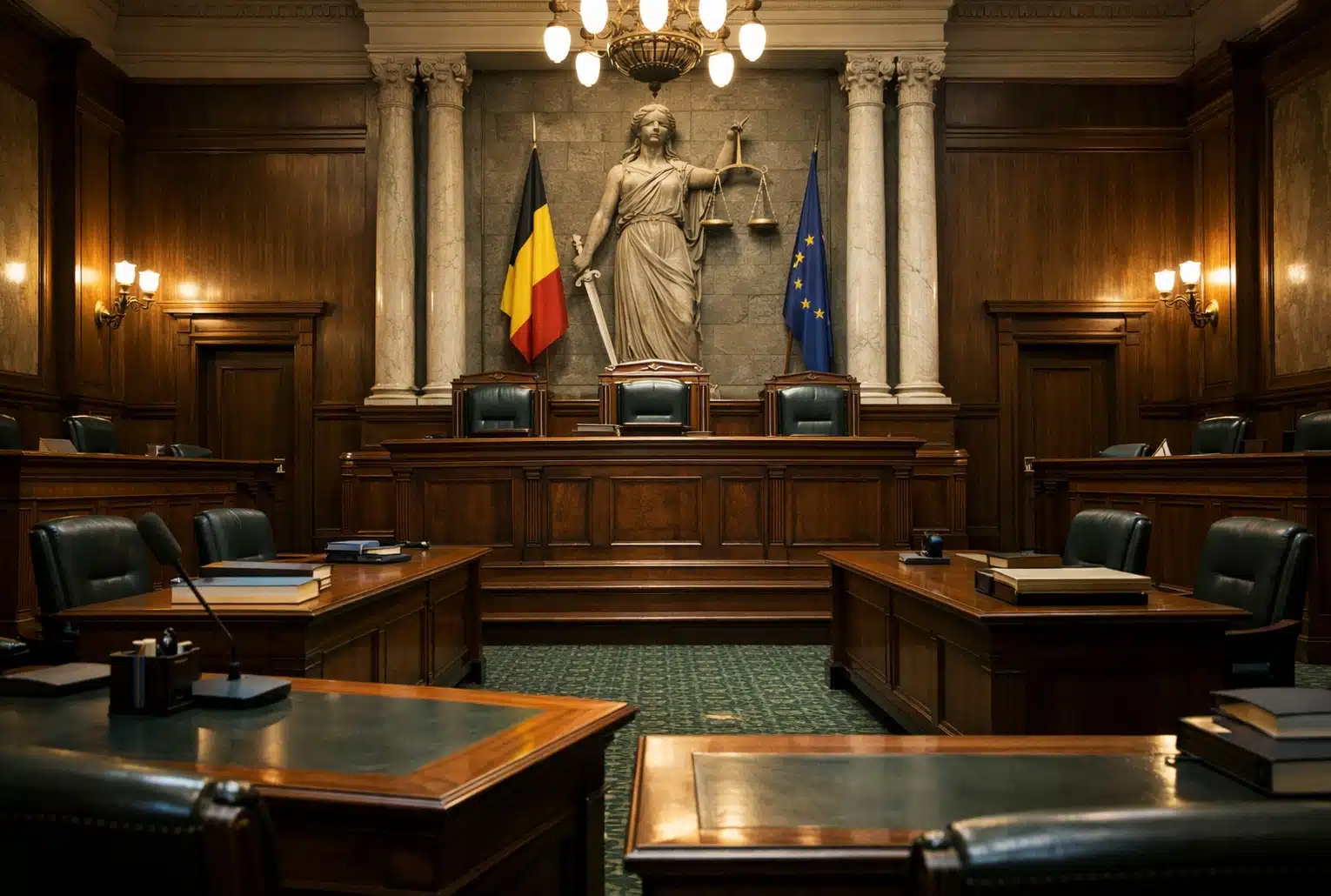 Cour de justice vide avant une décision sur une erreur du fisc