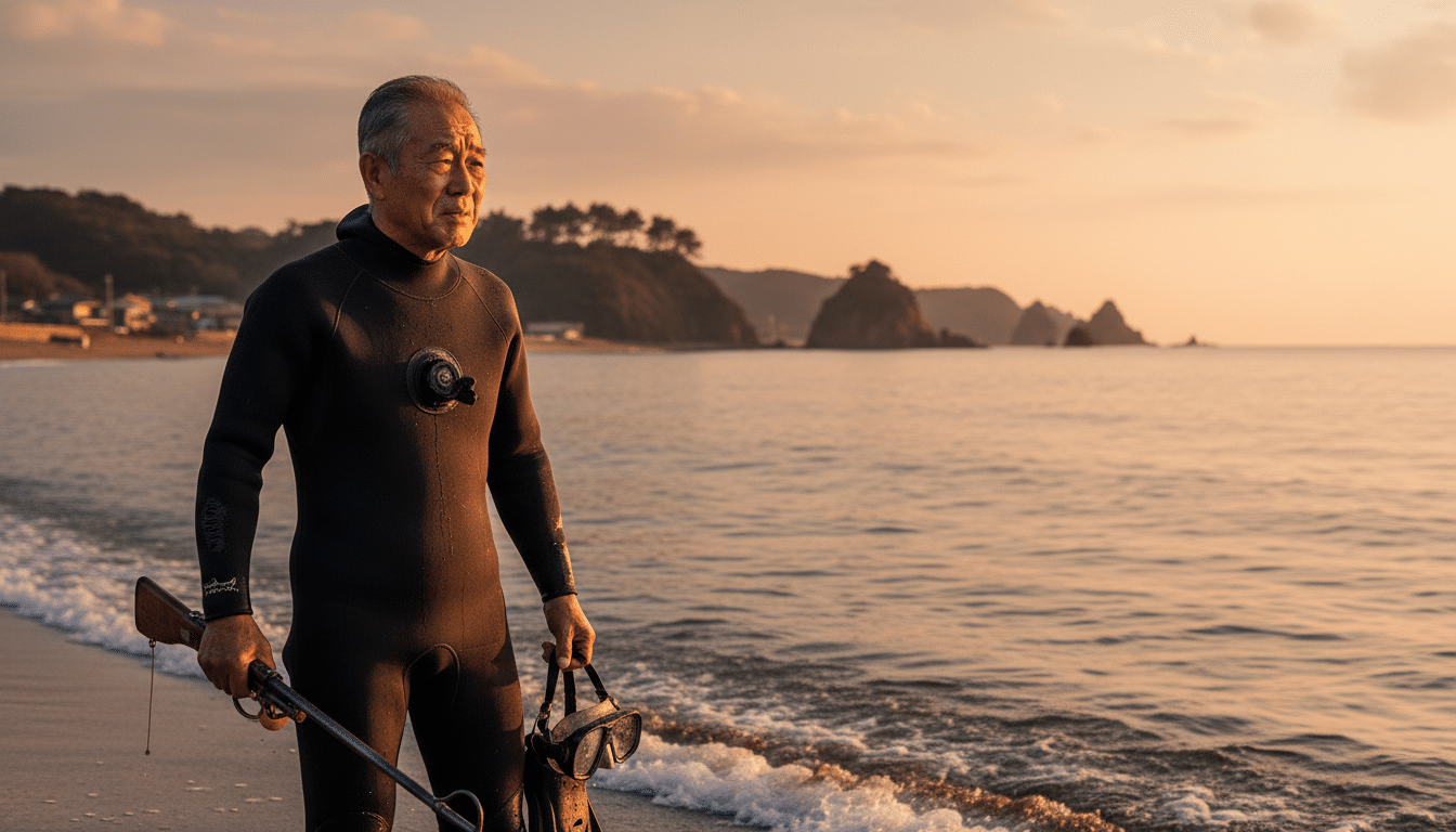 Depuis plus de 10 ans, il plonge chaque semaine pour retrouver sa femme disparue dans le tsunami de 2011