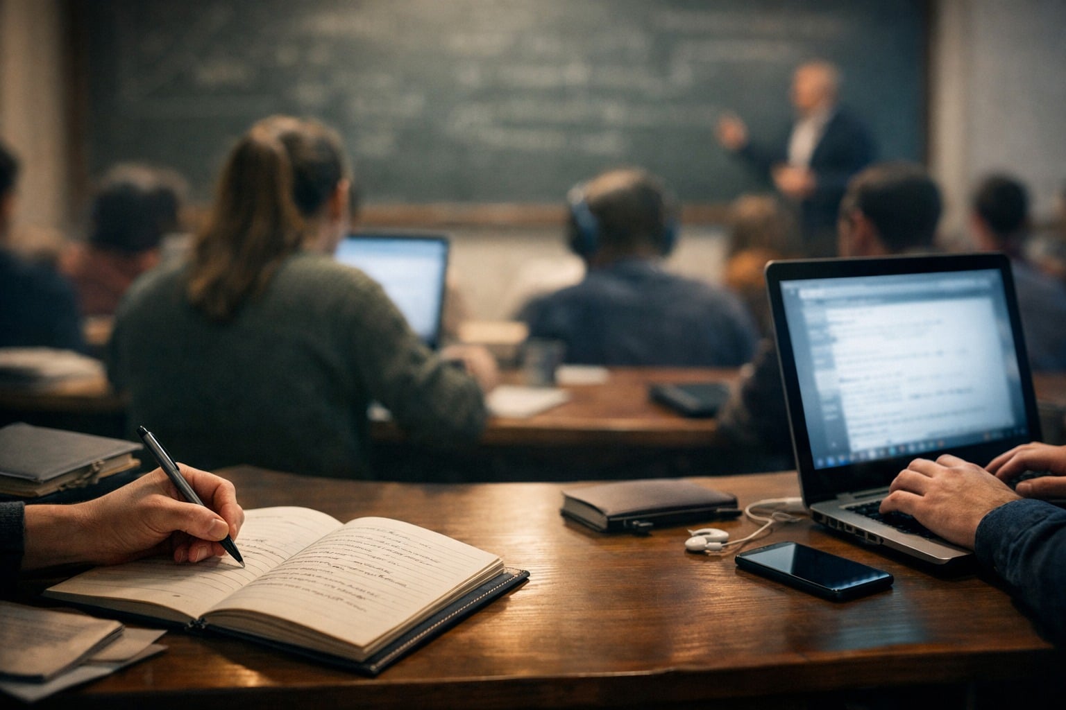 Écriture manuscrite et écrans chez les étudiants