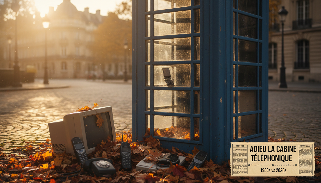 Editorial press photograph illustrating: Adieu la cabine téléphonique : le comparatif qui va te repl