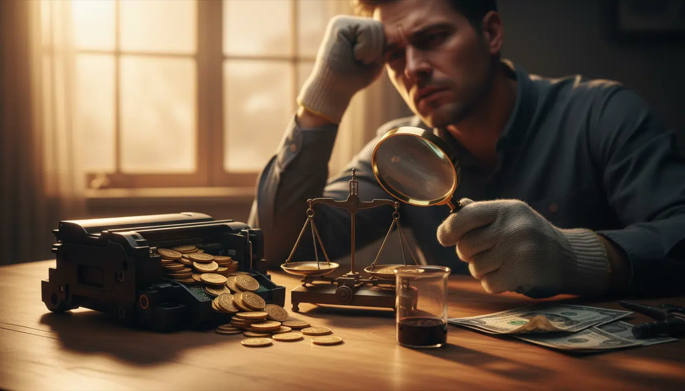 Editorial press photograph illustrating: Le vrai coût de fabrication d'une cartouche d'imprimante va