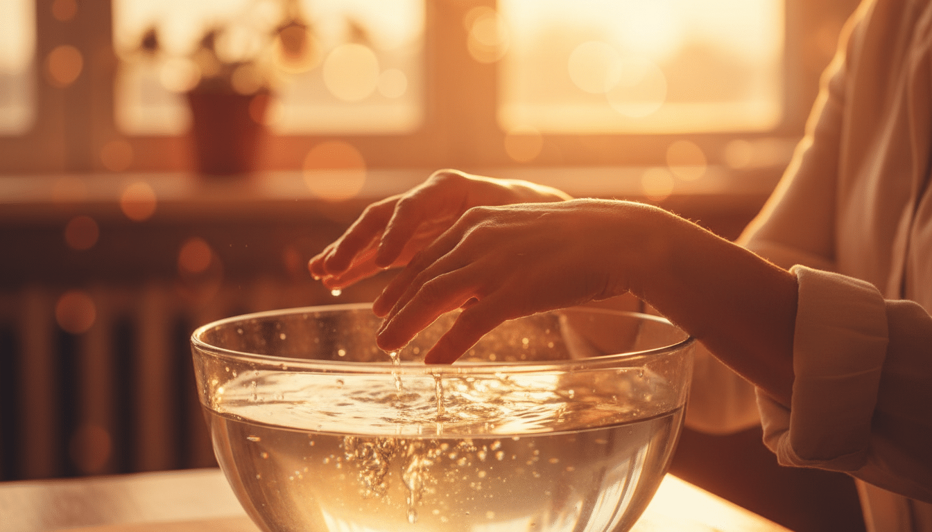 Editorial press photograph illustrating: Pourquoi tes doigts fripent dans l'eau — et la réponse va t