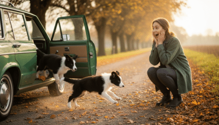 Elle pensait que son mari ramènerait un chien du refuge : ce qui sort du véhicule la laisse sans voix