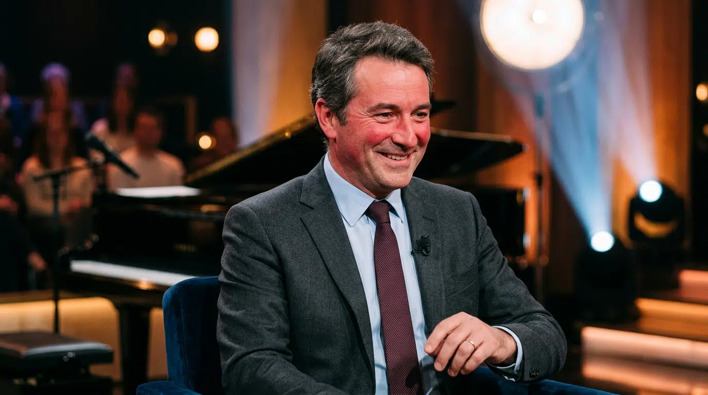 Éprise de Jean Dujardin depuis des années, cette célèbre chanteuse lui ouvre son cœur en direct : l'acteur perd tous ses moyens