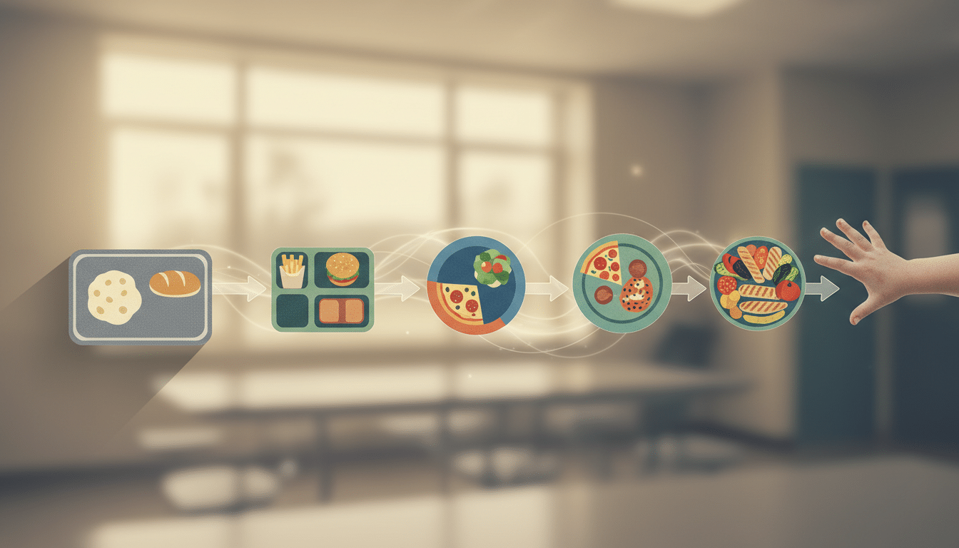 Évolution de la cantine scolaire française, de la tradition à la modernité