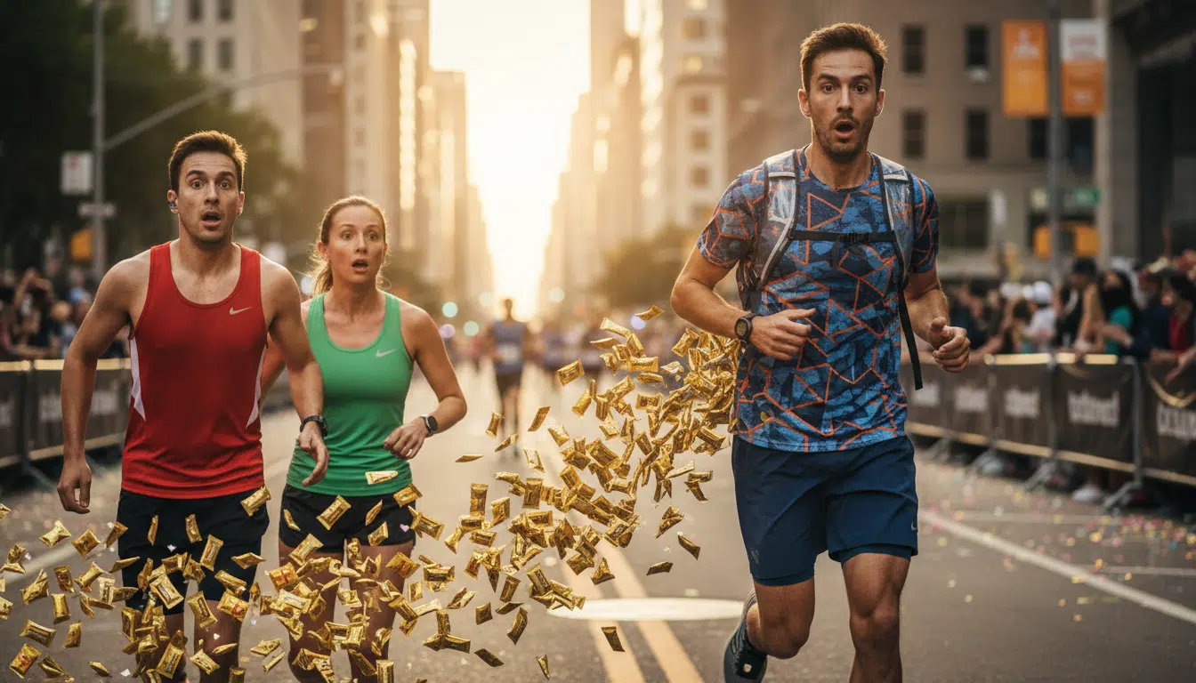 Il courait avec un sac rempli à ras bord : exclu deux ans pour ce qu'il a fait au ravitaillement