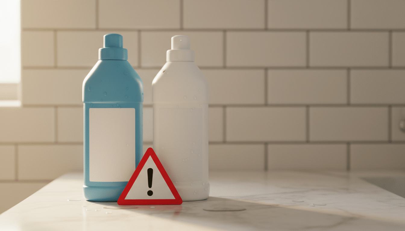 Il mélange eau de Javel et vinaigre blanc pour nettoyer ses toilettes : 13 pompiers débarquent chez lui