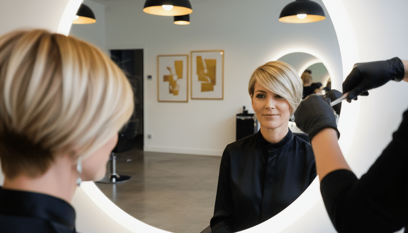 Illustration - Adriana Karembeu coupe cheveux