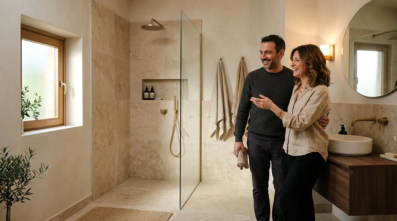 Illustration - baignoire démodée salle de bains tendance 2025