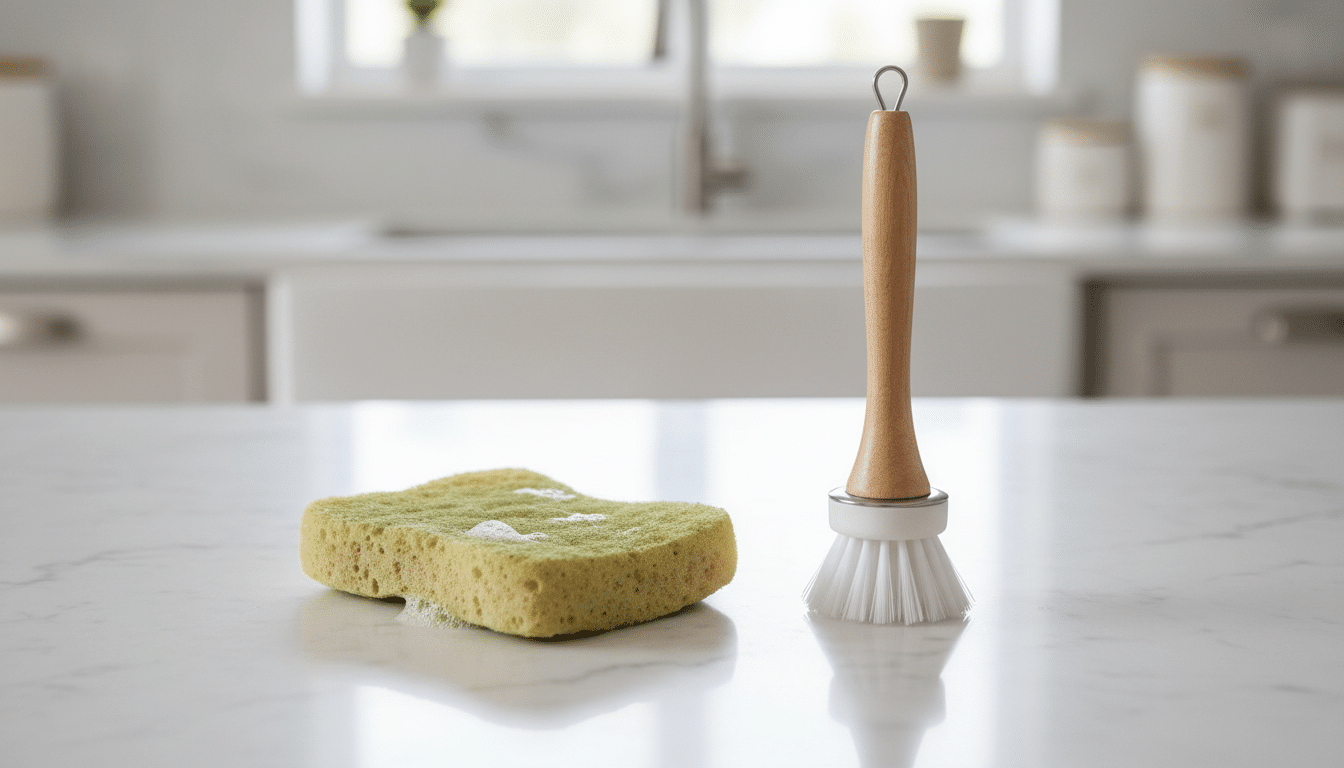 Illustration - brosse vaisselle hygiénique