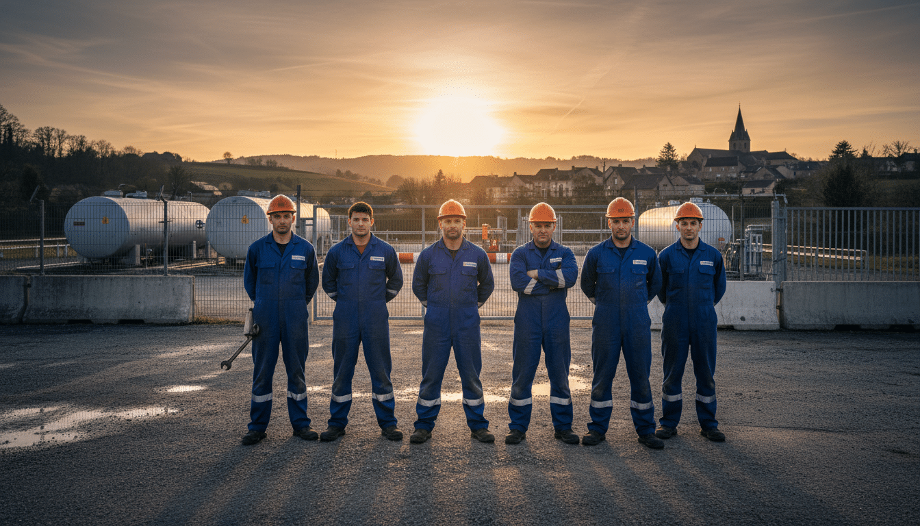 Illustration - carburant Corse blocage stations-service