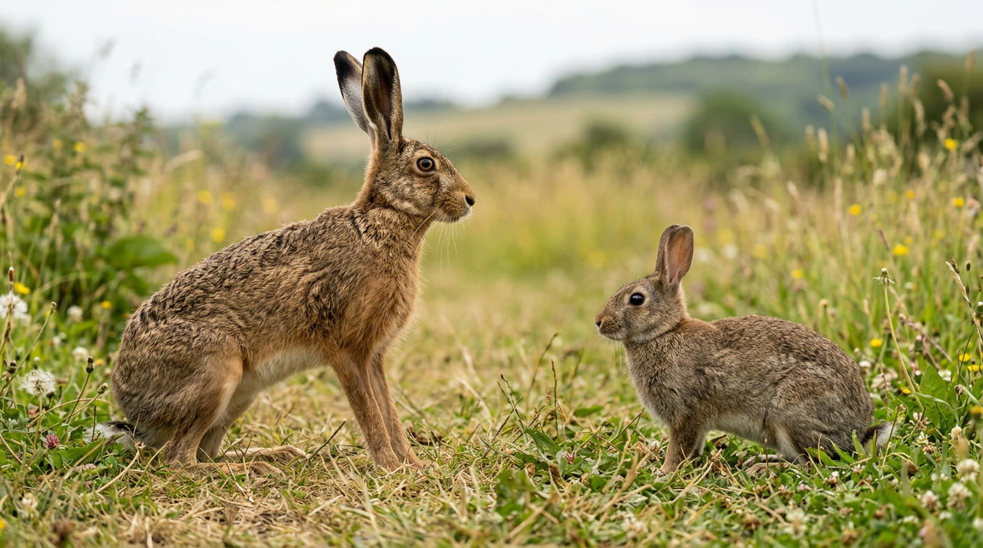 Illustration - femelle du lièvre