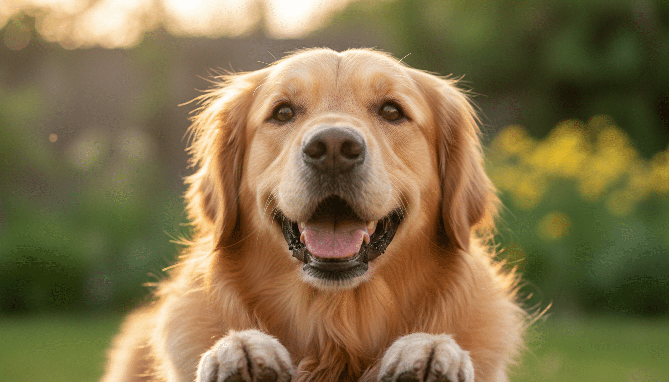 Illustration - Golden Retriever sauvé usine à chiots