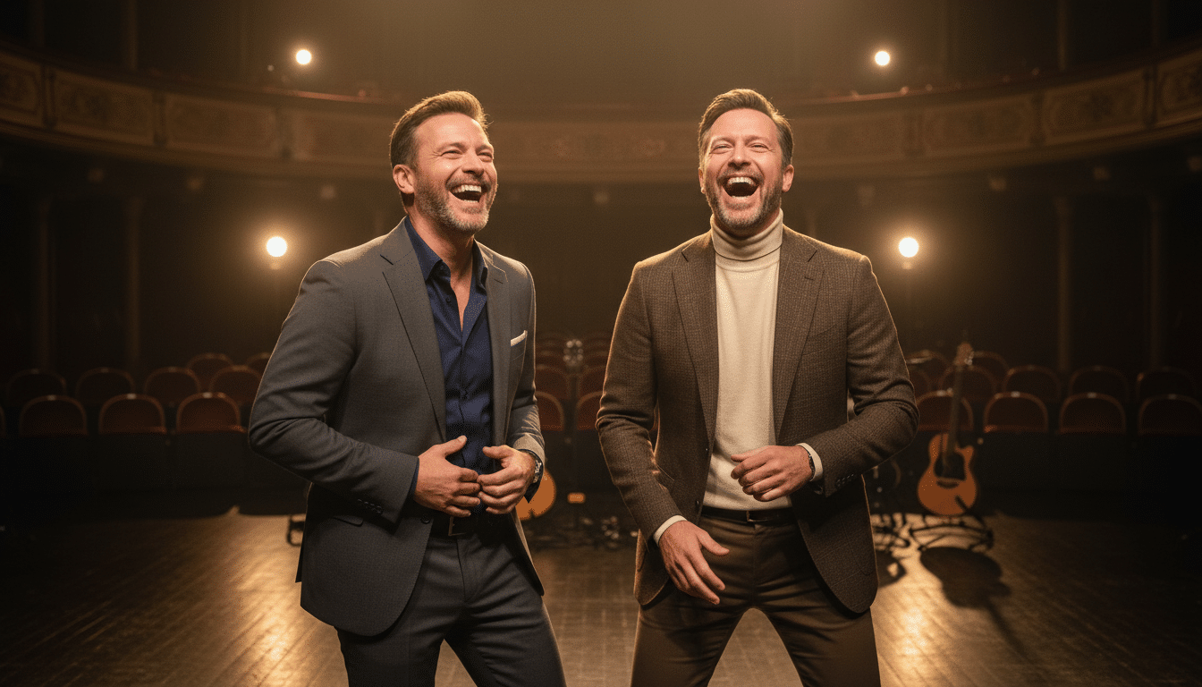 Illustration - Jean Dujardin Bruno Salomone hommage