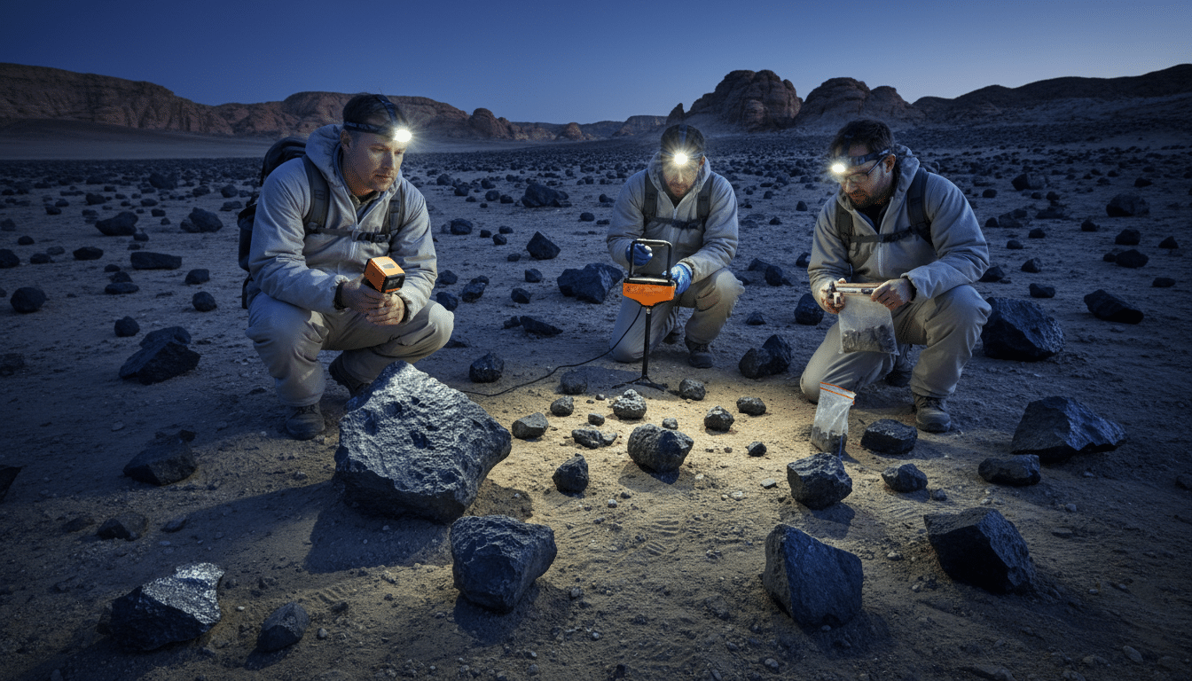 Illustration - météorite traverse toit