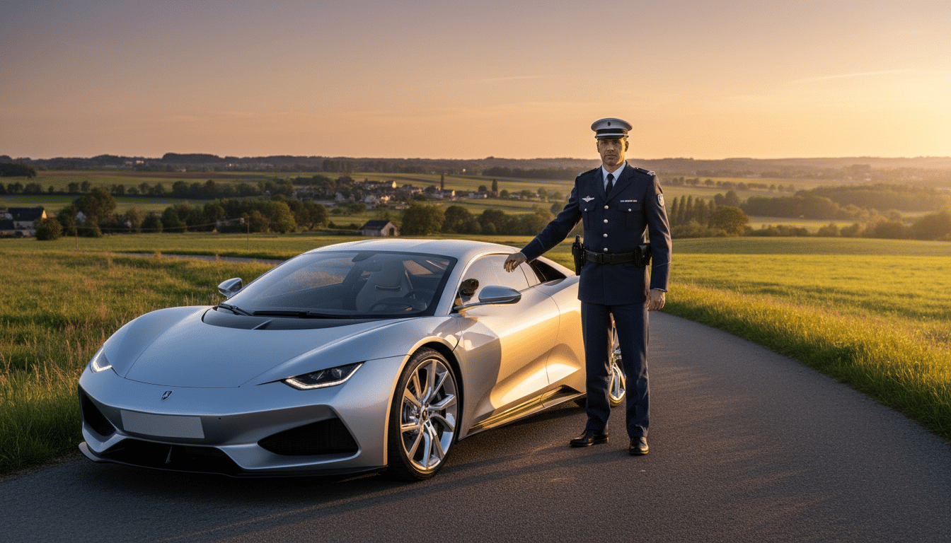 Illustration - permis retiré jeune conducteur Audi R8 Sarthe