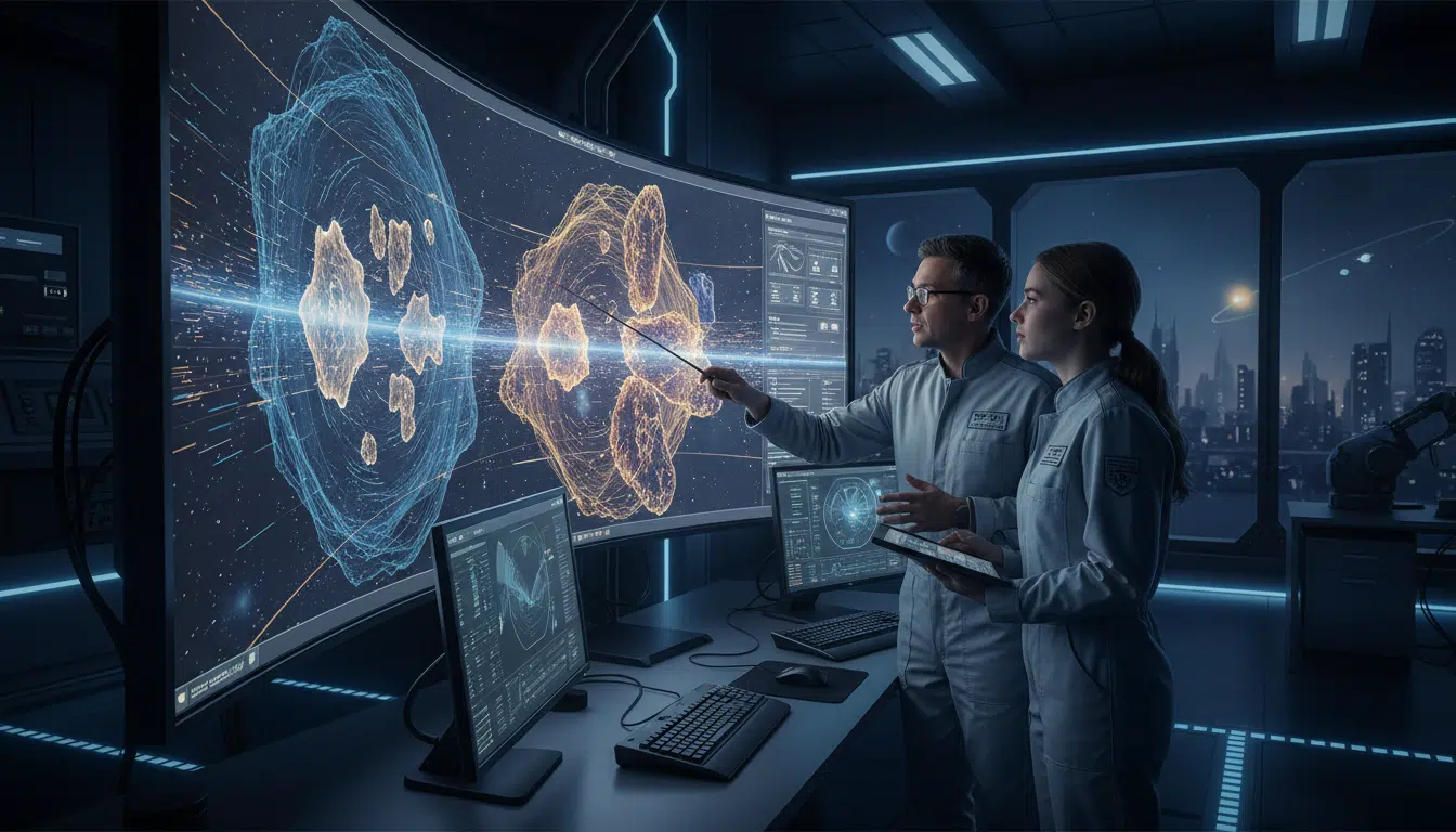 Illustration - planète invisible système solaire