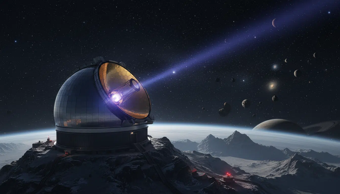 Illustration - planète invisible système solaire