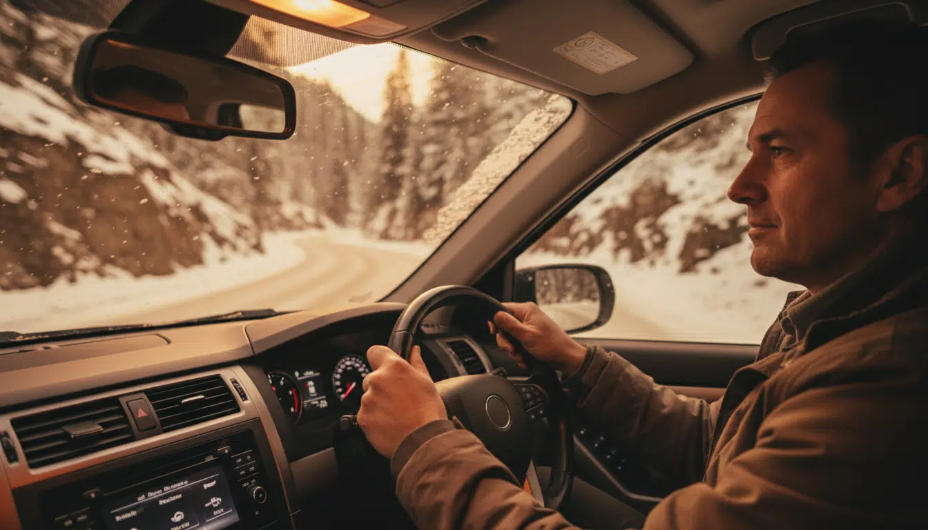 Illustration - pneus à clous rétractables