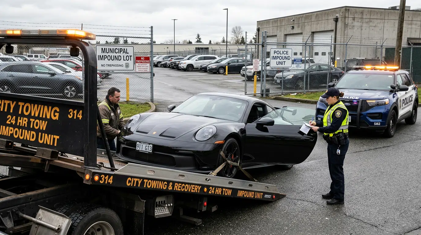 Illustration - Porsche GT3 fourrière excès vitesse