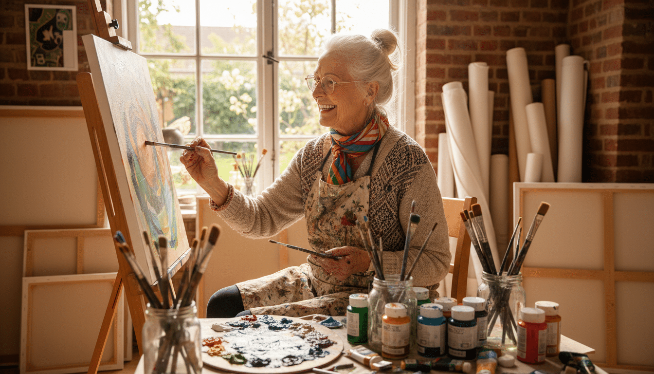 Illustration - rajeunir cerveau 70 ans