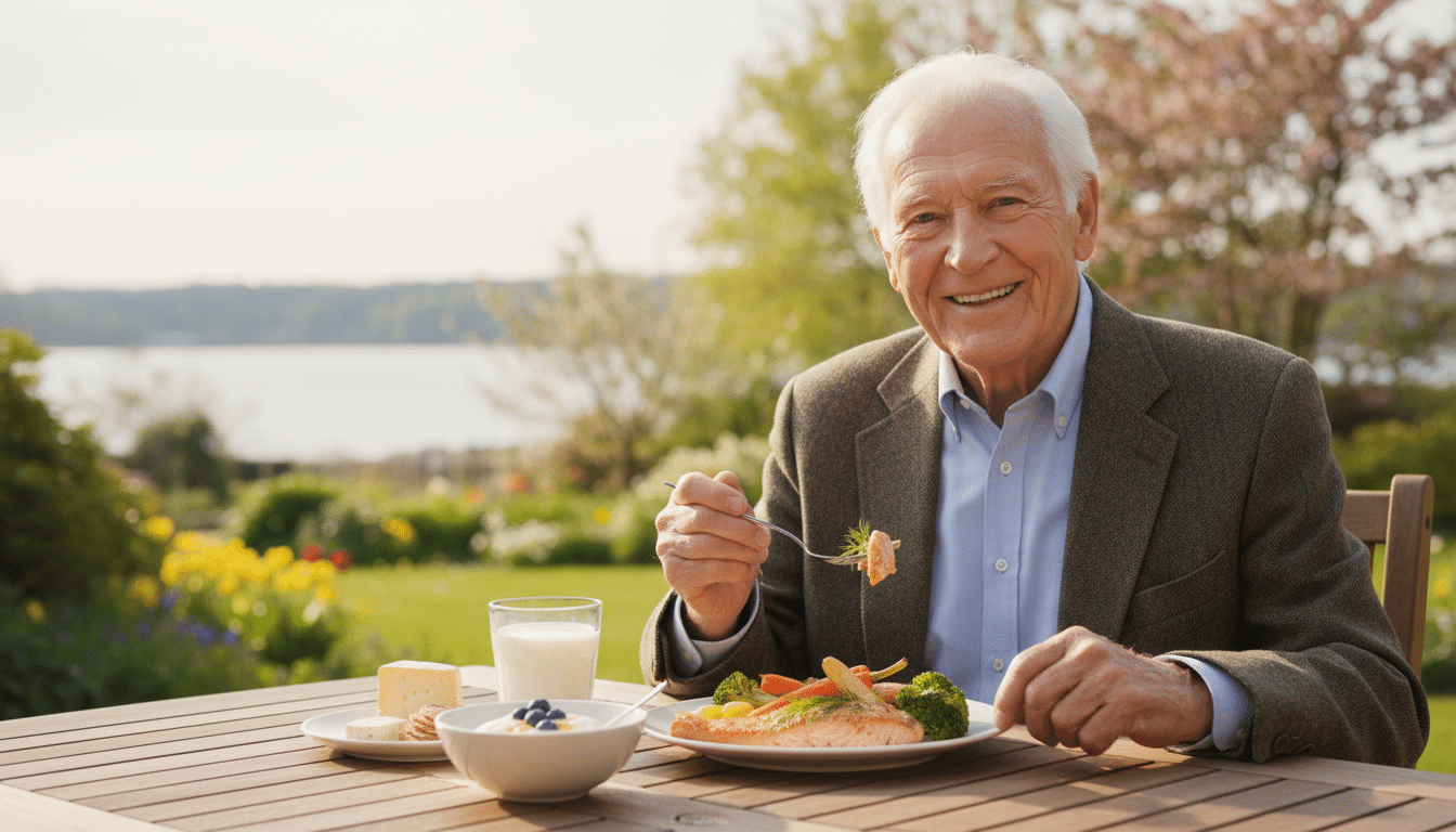Illustration - régime végétarien après 80 ans
