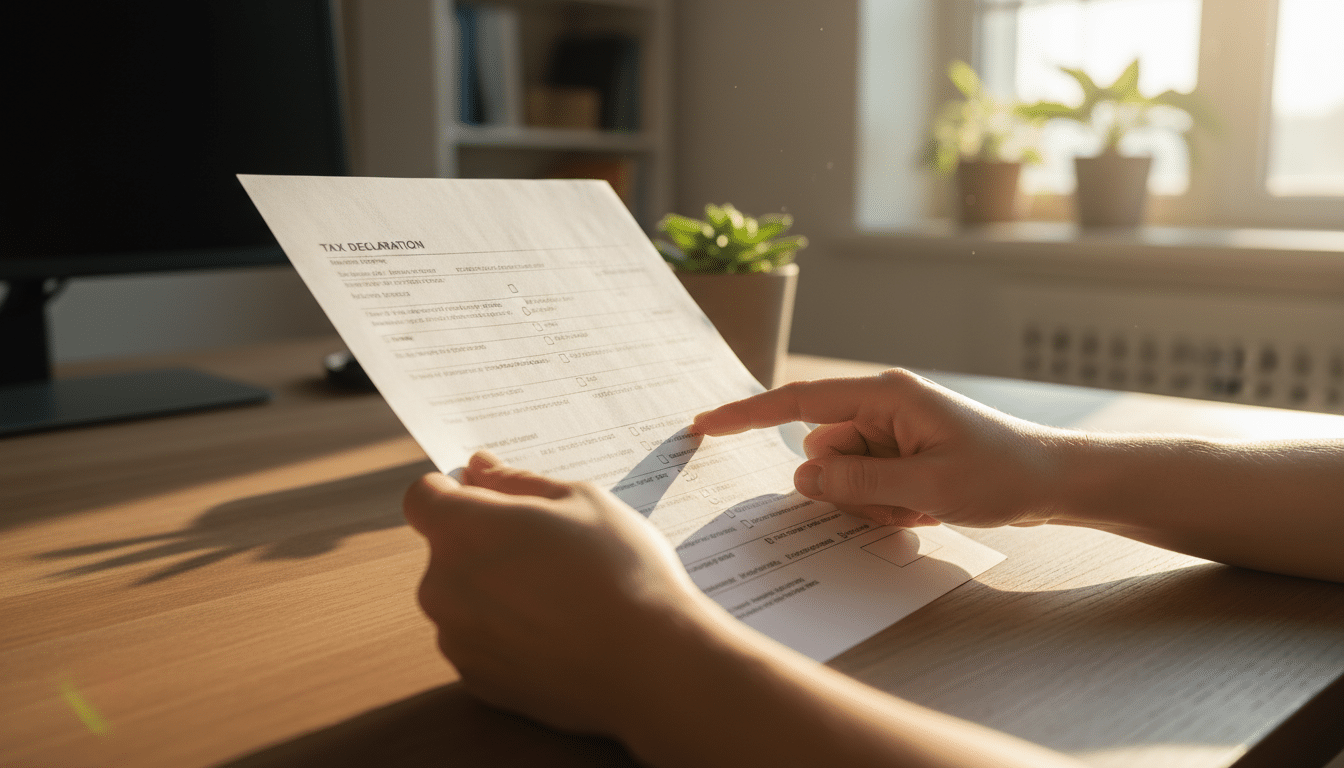 Illustration - télétravail déclaration impôts 2026