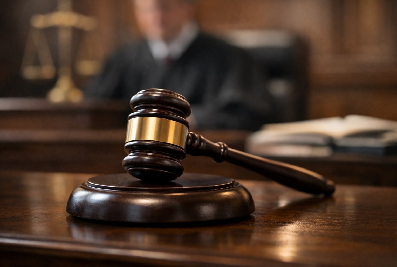 Marteau de juge pour illustrer une vente immobilière annulée après de lourds travaux réalisés par le vendeur