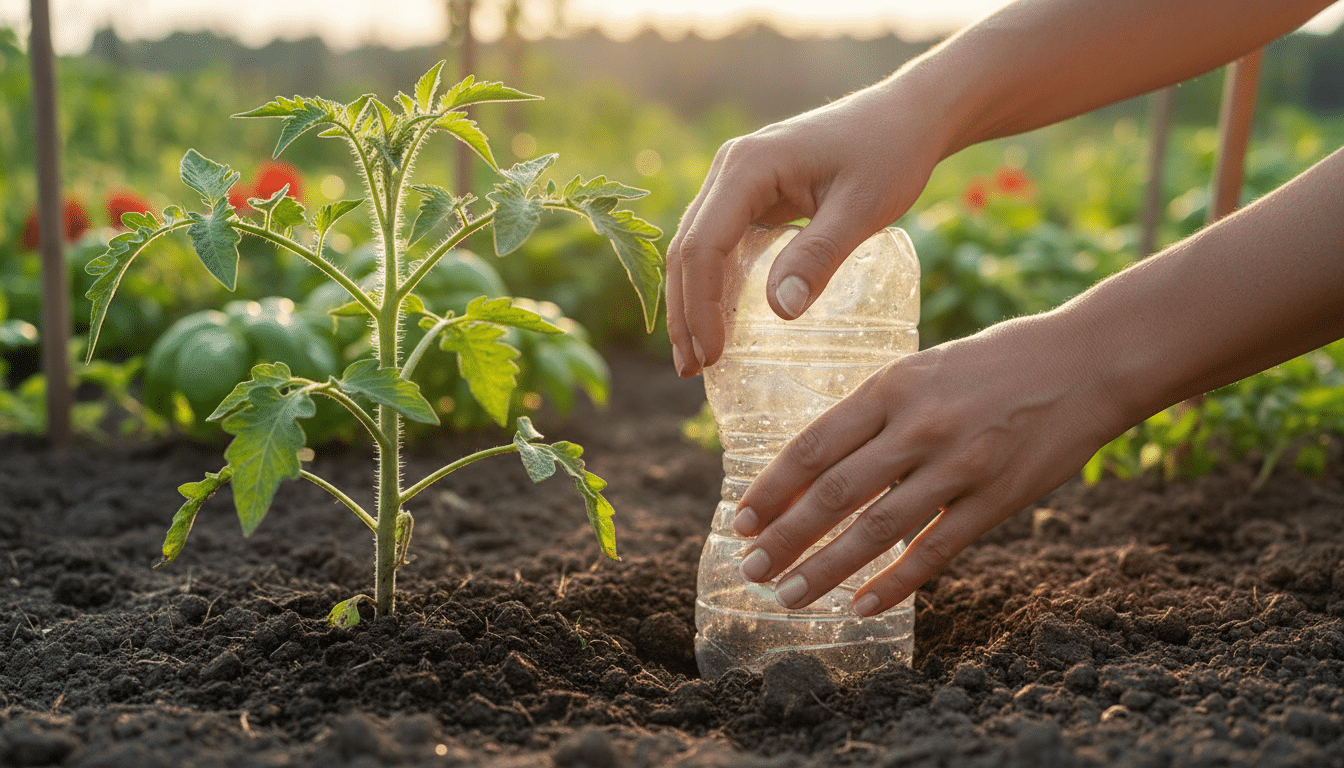 « Je perçais au mauvais endroit » : ce détail sur la bouteille change tout pour arroser vos plants sans effort