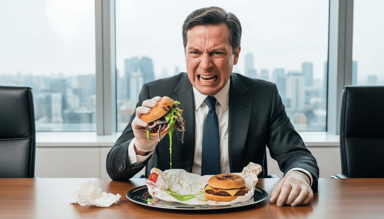 Le PDG de McDonald's dégoûté par son propre burger viral