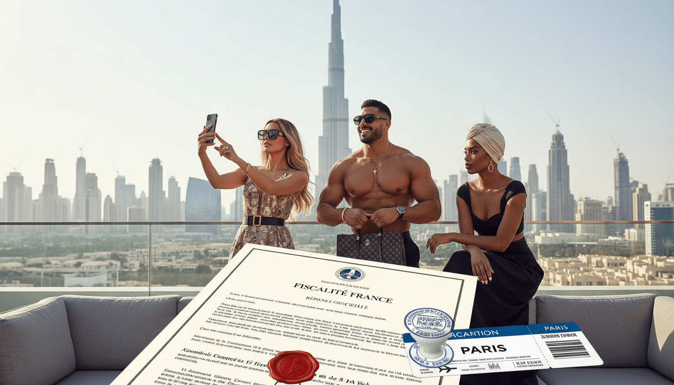 Les influenceurs à Dubaï ont-ils intérêt à revenir en France ? Voici la réponse du fisc